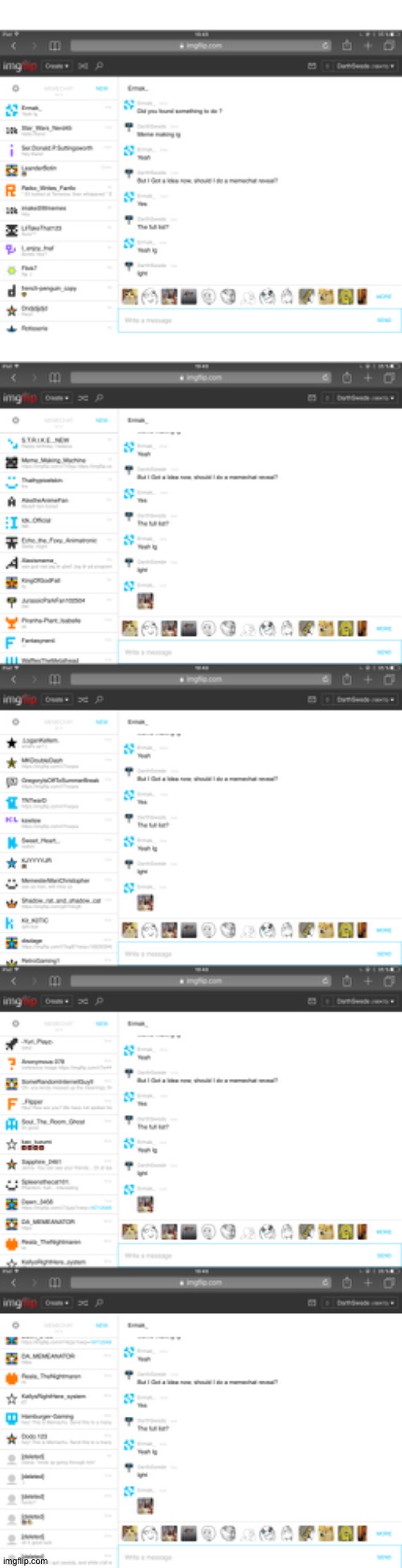 All my memechats ig | made w/ Imgflip meme maker