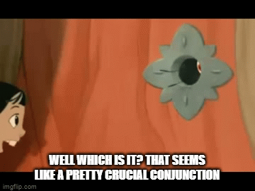 Being asked to get a job done fast but being told to wait for instructions | WELL WHICH IS IT? THAT SEEMS LIKE A PRETTY CRUCIAL CONJUNCTION | image tagged in gifs,emperor's new groove | made w/ Imgflip video-to-gif maker