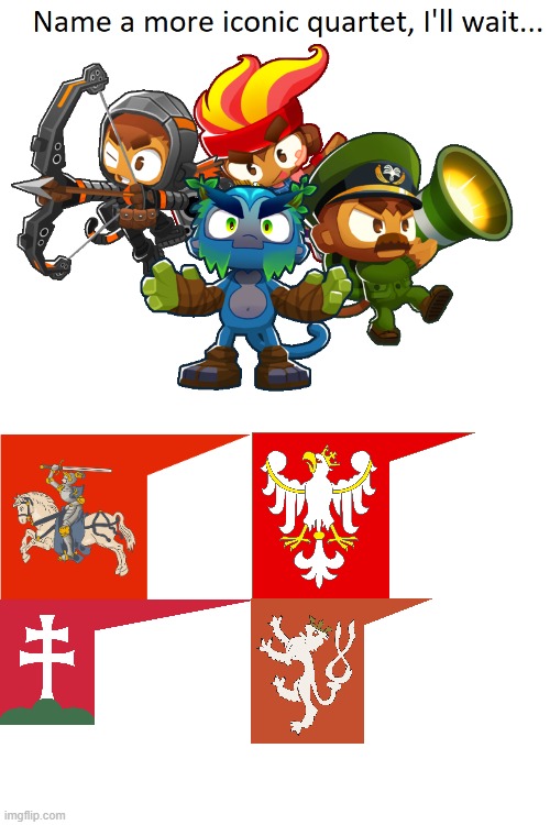 Name a more iconic quartet Jagiellonian dynasty edition | image tagged in name a more iconic quartet | made w/ Imgflip meme maker