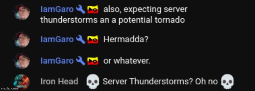 Server Thunderstorm | image tagged in server thunderstorm | made w/ Imgflip meme maker