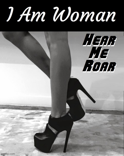 A Tribute to the Beauty of Women | image tagged in vince vance,vince vance and the valiants,memes,hear me roar,high heels,shoes | made w/ Imgflip meme maker