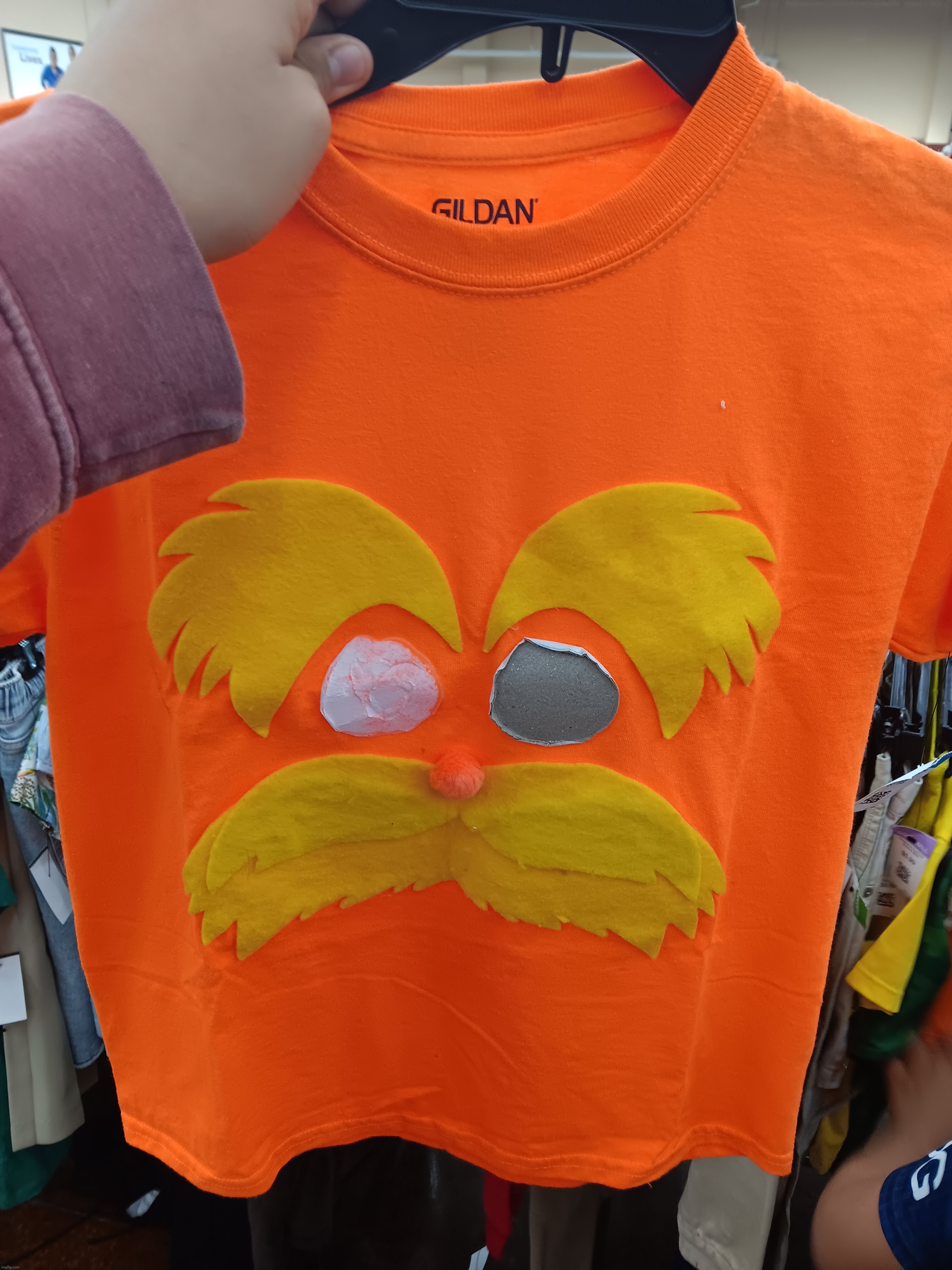 Yesterday day I went to goodwill for no reasona and NOOO THEY MOLESTED THE LORAX | made w/ Imgflip meme maker