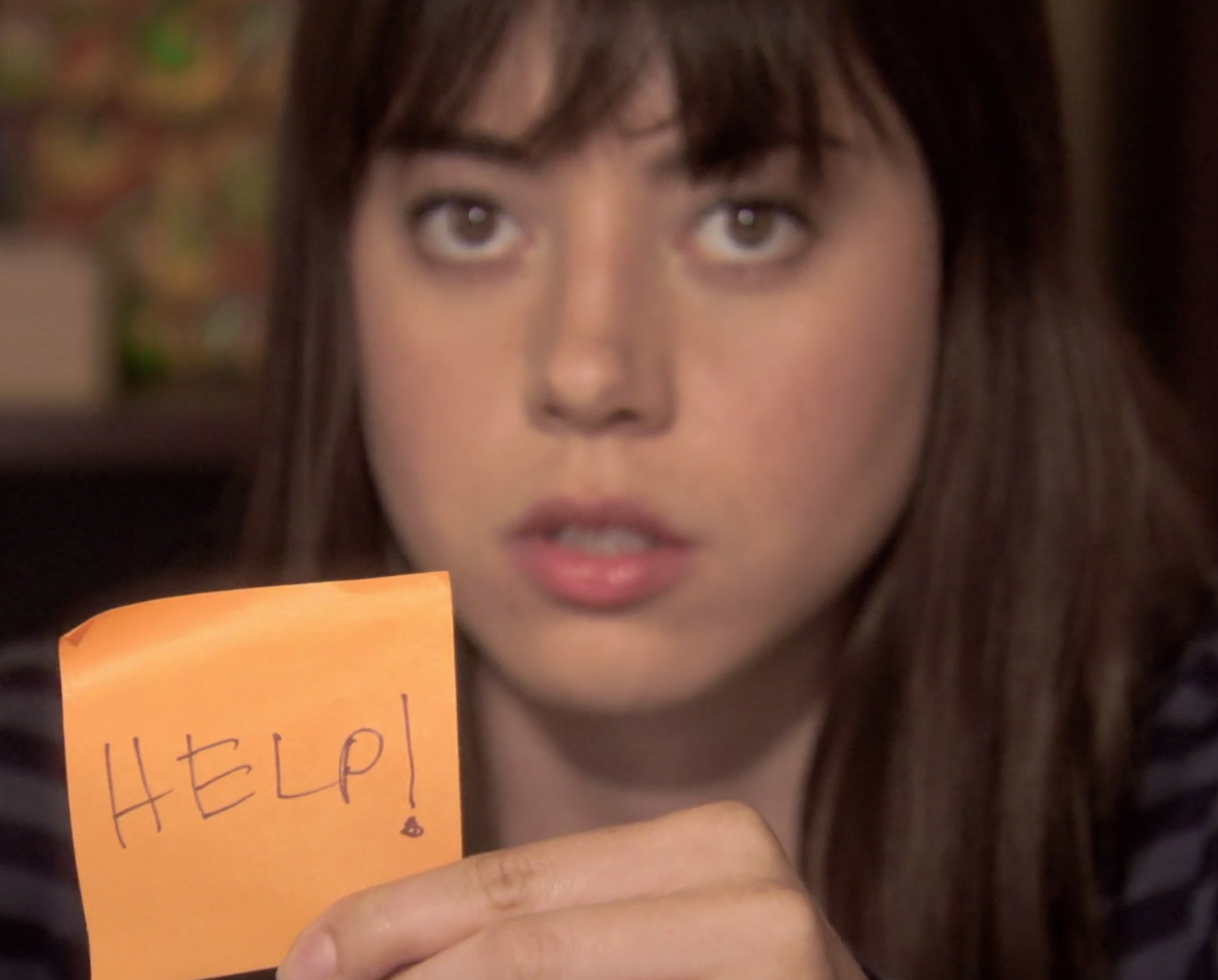 High Quality april ludgate help Blank Meme Template