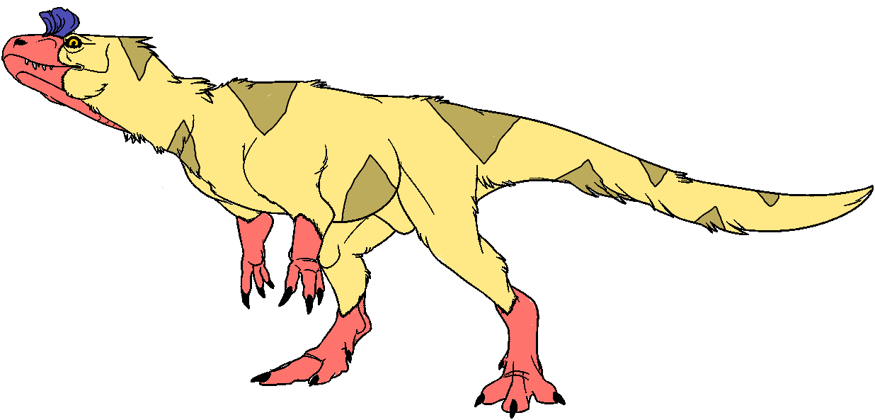 High Quality Cryolophosaurus (Male) Blank Meme Template