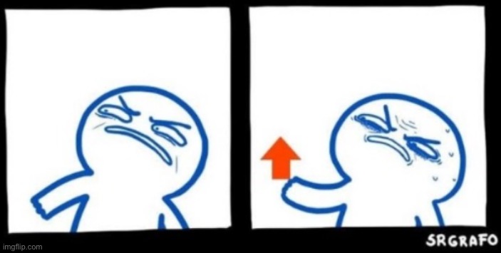Disgusted Upvote (Bottom panels only) | image tagged in disgusted upvote bottom panels only | made w/ Imgflip meme maker