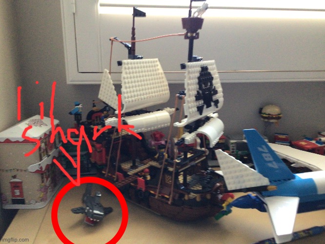 Lego pirate ship | image tagged in lego,pirate,ship | made w/ Imgflip meme maker