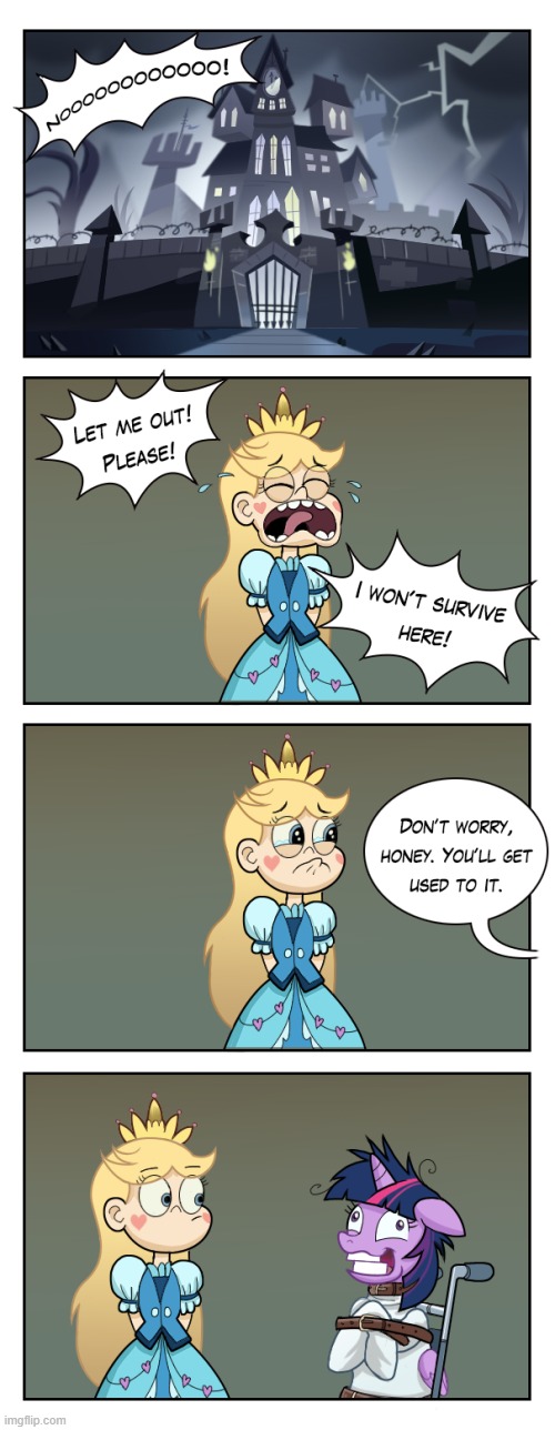 image tagged in comics/cartoons,star vs the forces of evil,my little pony | made w/ Imgflip meme maker