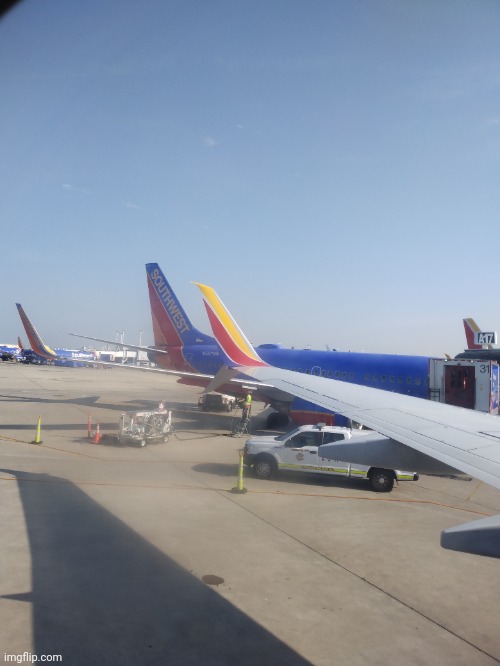 Saw a Southwest plane with the old livery before my second flight yesterday | made w/ Imgflip meme maker