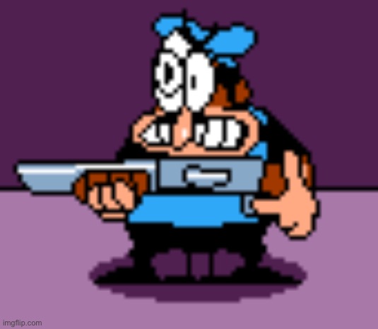 Peppino Gun | image tagged in peppino gun | made w/ Imgflip meme maker