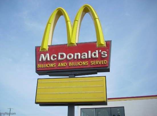 McDonald's adult happy meals Blank Meme Template