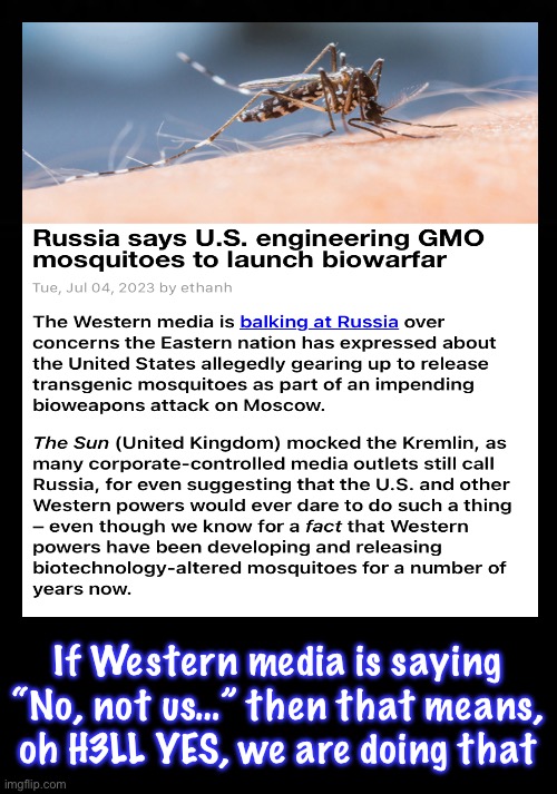 The US —and GATES— have been doing this, for YEARS.  Why act like the Biden Administration is Not doing it now? | If Western media is saying “No, not us…” then that means, oh H3LL YES, we are doing that | image tagged in memes,lies deceit scams fraud cheat lies,the a government being run by thug criminals w no values,will behave like that evil,fjb | made w/ Imgflip meme maker