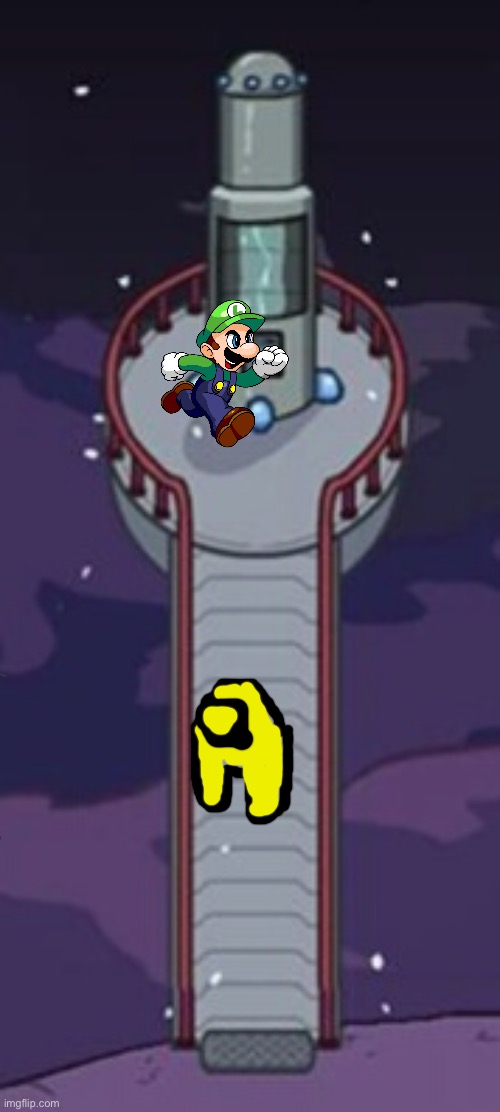 Luigi saves the polus crew.mp3 | image tagged in seimichey stabilizer | made w/ Imgflip meme maker