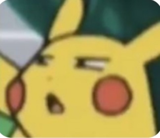 High Quality Confused Pikachu Blank Meme Template