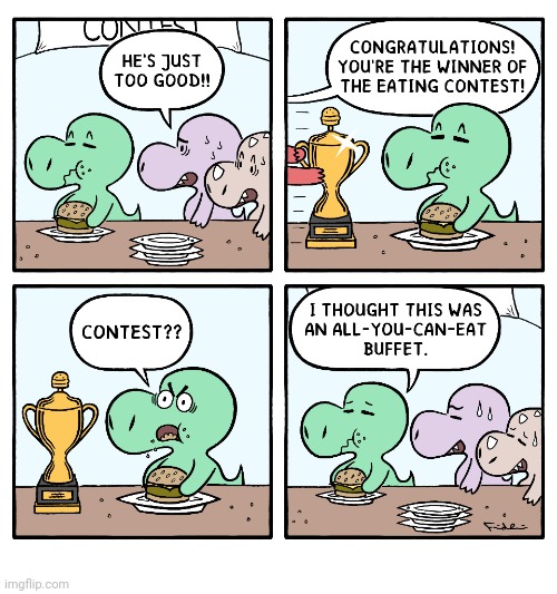 Eating contest | image tagged in eating contest,eating,food,comics,comics/cartoons,all you can eat | made w/ Imgflip meme maker