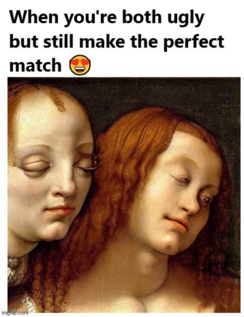 They make the perfect match | image tagged in funny meme,relationship | made w/ Imgflip meme maker