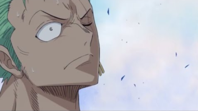 High Quality shocked zoro Blank Meme Template