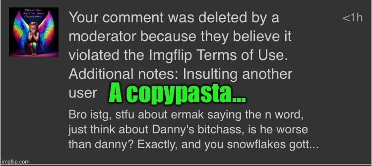A copypasta… | made w/ Imgflip meme maker