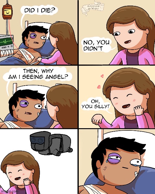 reject being a simp, embrace the L O A F | image tagged in why am i seeing an angel then | made w/ Imgflip meme maker