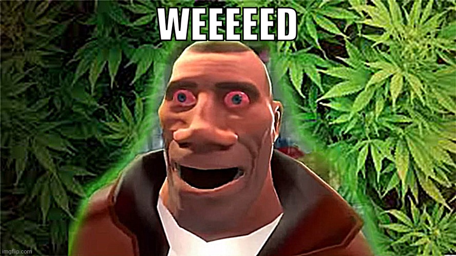Soldier high | WEEEEED | image tagged in soldier high | made w/ Imgflip meme maker
