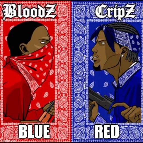 red or blue - Imgflip