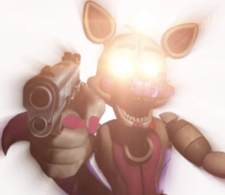 High Quality shut up or else - fnaf edition Blank Meme Template