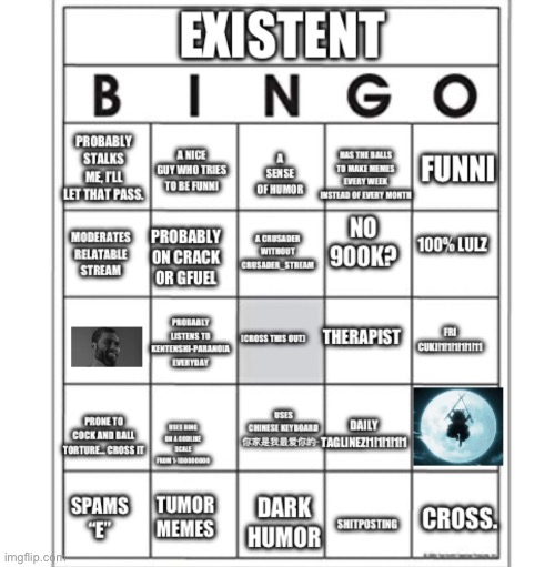 Now, solve it, Existent. | image tagged in existent,bingo | made w/ Imgflip meme maker