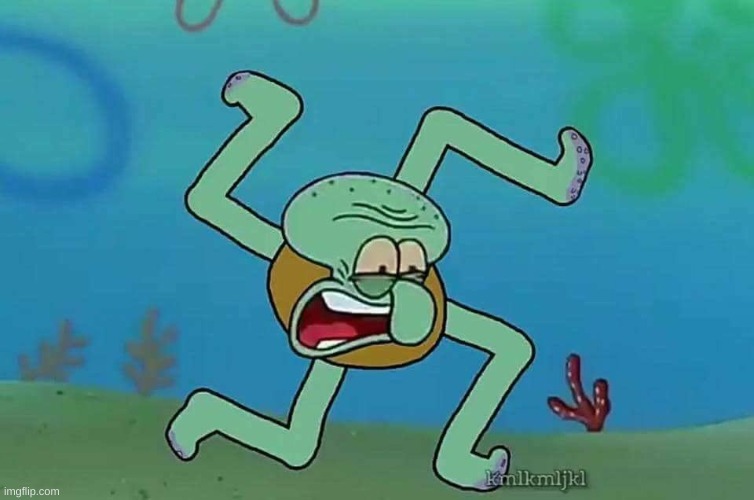 Nazi Squidward | image tagged in nazi squidward | made w/ Imgflip meme maker