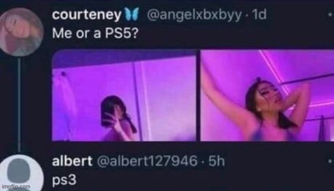 At least she doesn't look like a PS1... | made w/ Imgflip meme maker