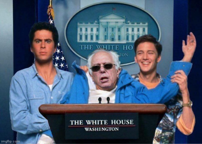 Weekend at Bernie Sanders' | image tagged in weekend at bernie sanders' | made w/ Imgflip meme maker