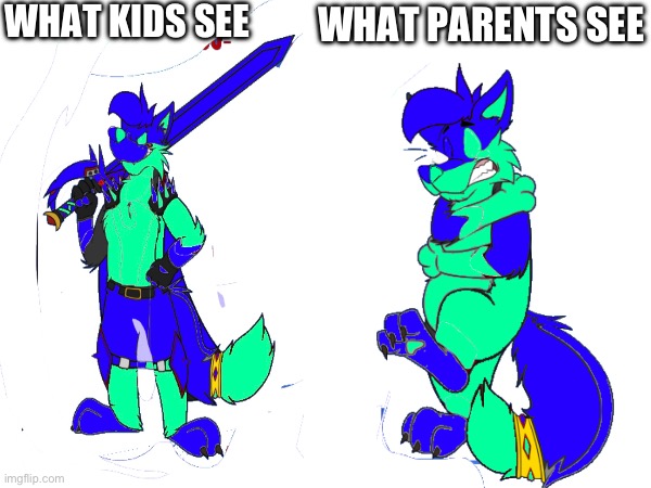 WHAT KIDS SEE; WHAT PARENTS SEE | made w/ Imgflip meme maker