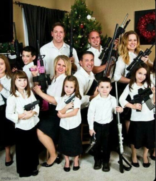 Gun Family | image tagged in gun family | made w/ Imgflip meme maker