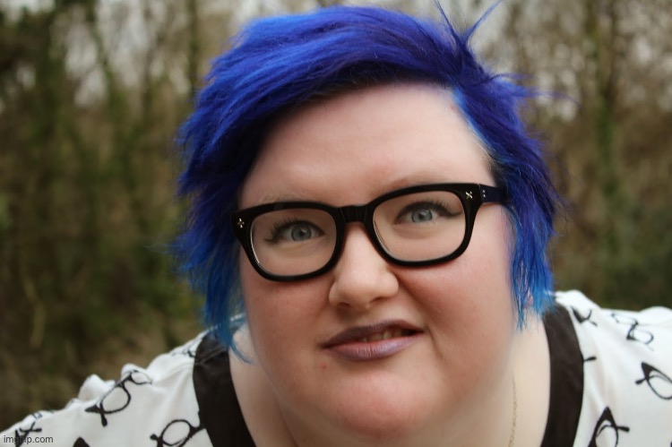 Fat blue-haired Feminist | image tagged in fat blue-haired feminist | made w/ Imgflip meme maker