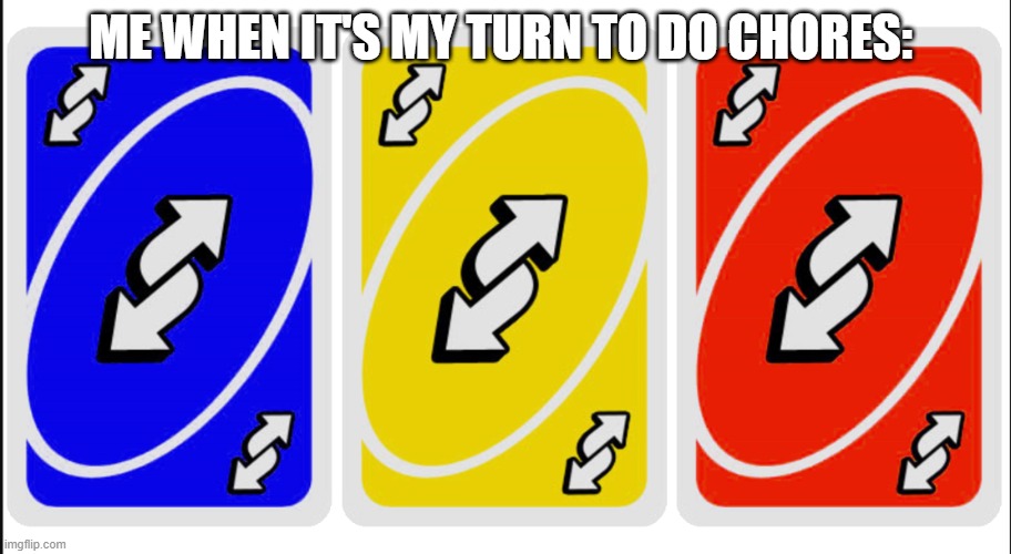 Uno Reverse Cards In Different Color GIF