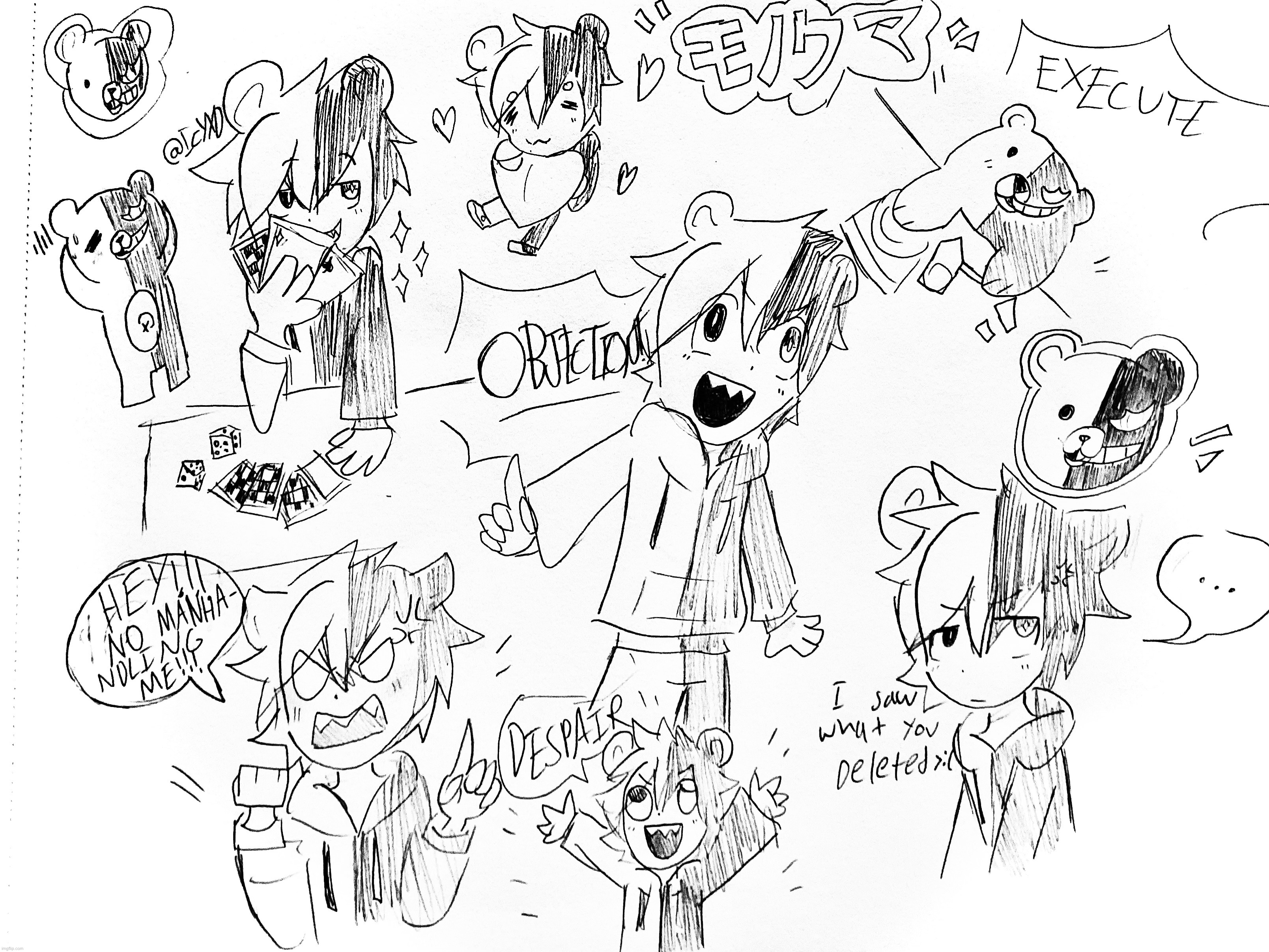 Art Challenge: Pick your Favourite Character from a fandom you love, and draw them on the same page until there’s no space left. | made w/ Imgflip meme maker