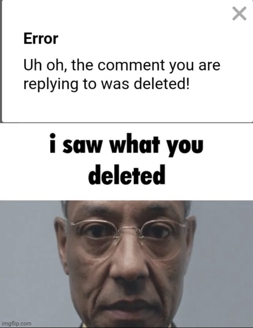 i saw what you deleted | image tagged in i saw what you deleted | made w/ Imgflip meme maker