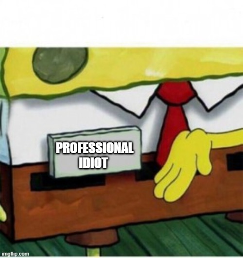 PROFESSIONAL IDIOT | made w/ Imgflip meme maker