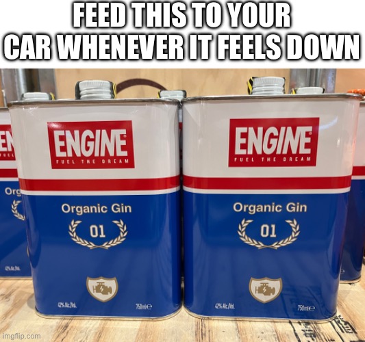 Your car won’t drive correctly after this | FEED THIS TO YOUR CAR WHENEVER IT FEELS DOWN | image tagged in memes | made w/ Imgflip meme maker