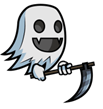 Ghostly reaper Blank Meme Template