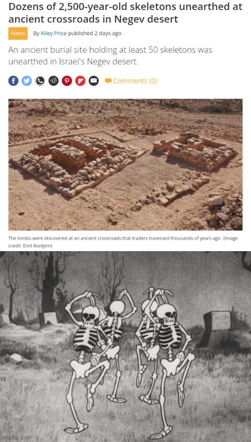 Skeletons | image tagged in silly symphony the skeleton dance 1929,skeleton,skeletons,unearthed,desert,memes | made w/ Imgflip meme maker