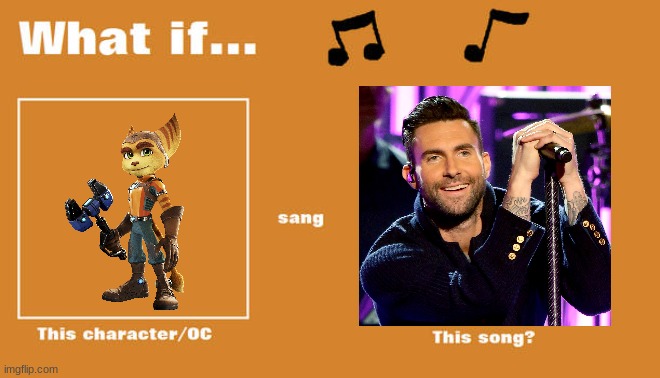 if ratchet sang moves like jagger | image tagged in what if this character - or oc sang this song,maroon 5,playstation,2010s music,ratchet and clank,ps2 | made w/ Imgflip meme maker