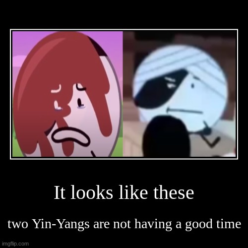 What!? | It looks like these | two Yin-Yangs are not having a good time | image tagged in funny,demotivationals | made w/ Imgflip demotivational maker