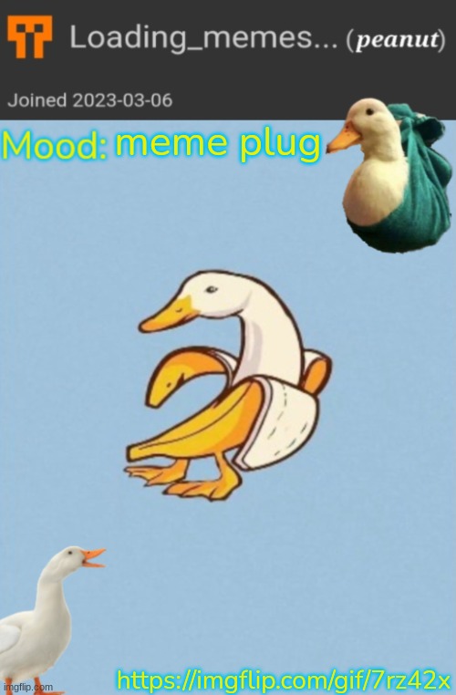 its freeman guys | meme plug; https://imgflip.com/gif/7rz42x | image tagged in loading_memes banana-duck announcement template | made w/ Imgflip meme maker