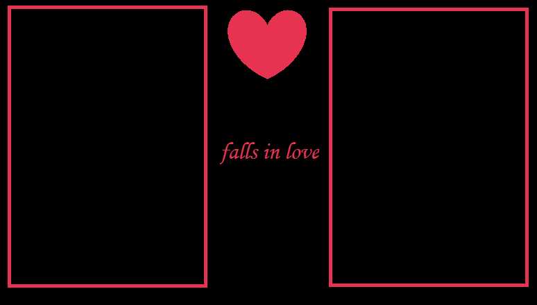 Falls in Love Blank Meme Template