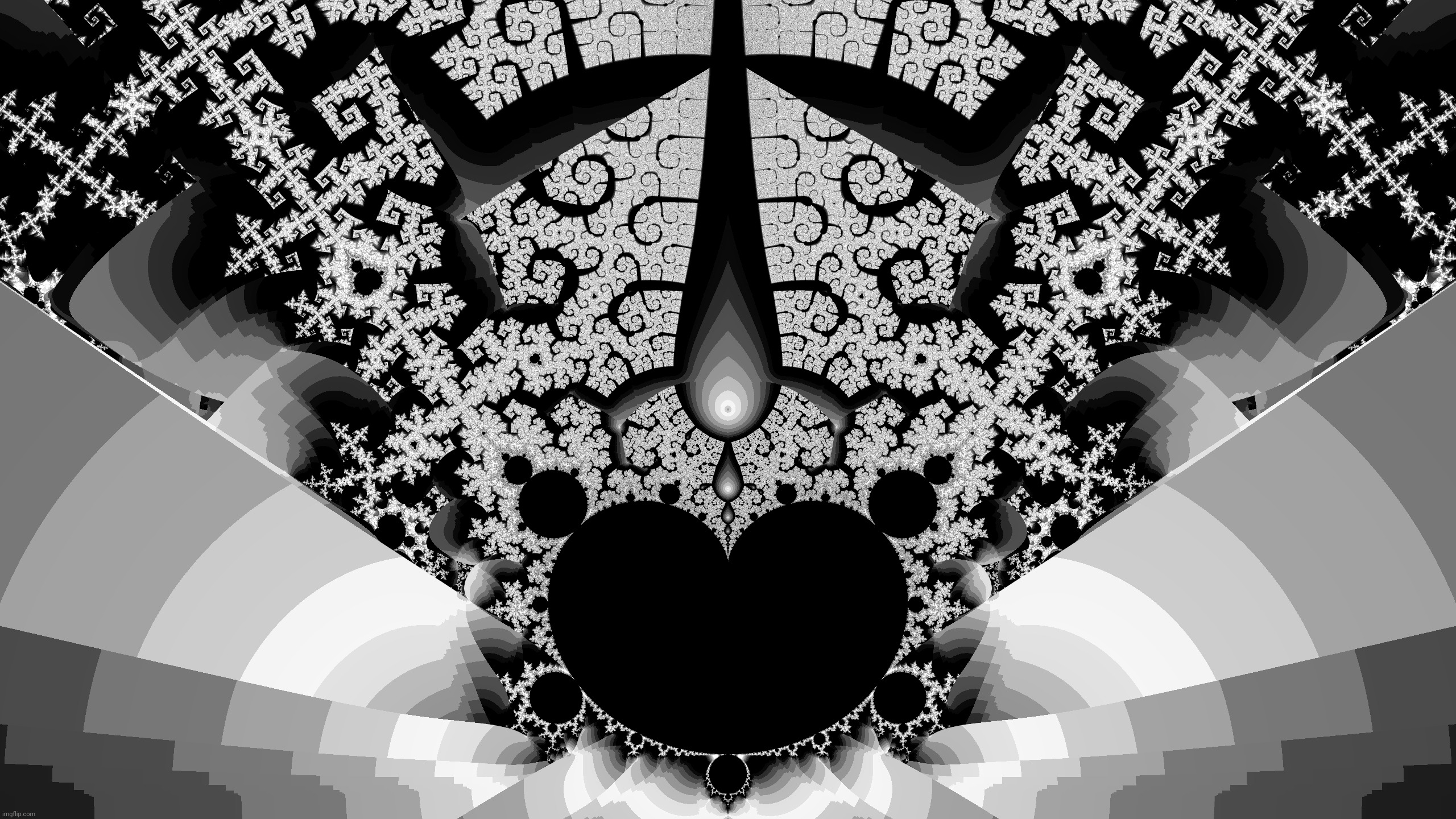 "Fractovia" - another miscellaneous QHD fractal render | made w/ Imgflip meme maker