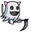 Ghostly cat reaper Meme Template