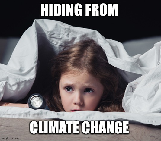 HIDING FROM; CLIMATE CHANGE | image tagged in funny memes | made w/ Imgflip meme maker