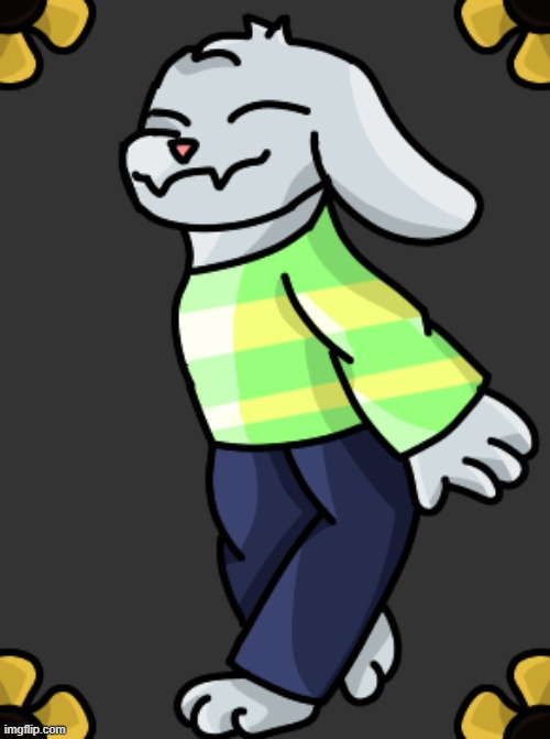 First time drawing Asriel digitally | made w/ Imgflip meme maker