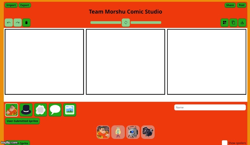 Team Morshu Comic Studio | made w/ Imgflip meme maker
