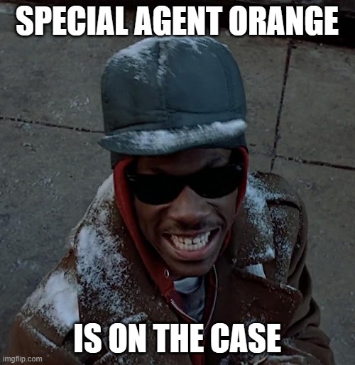 SPECIAL AGENT ORANGE IS ON THE CASE | made w/ Imgflip meme maker