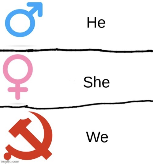 I identify as communist | image tagged in pronouns | made w/ Imgflip meme maker